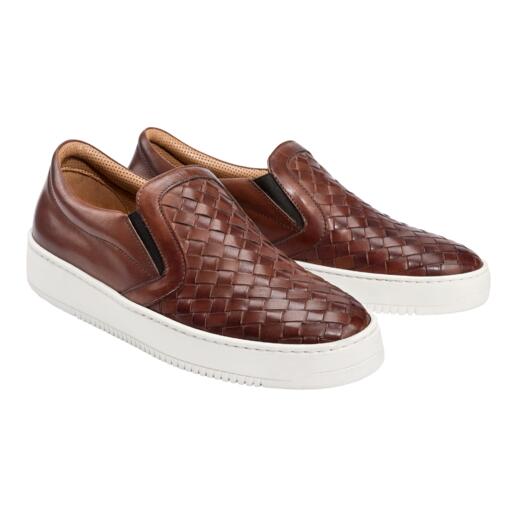 Der handgenähte Leder-Slipper: Trägt sich bequem wie ein Sneaker. Aber sieht viel edler aus. Von Casanova, feinstes Schuhwerk made in Italy seit 1949.
