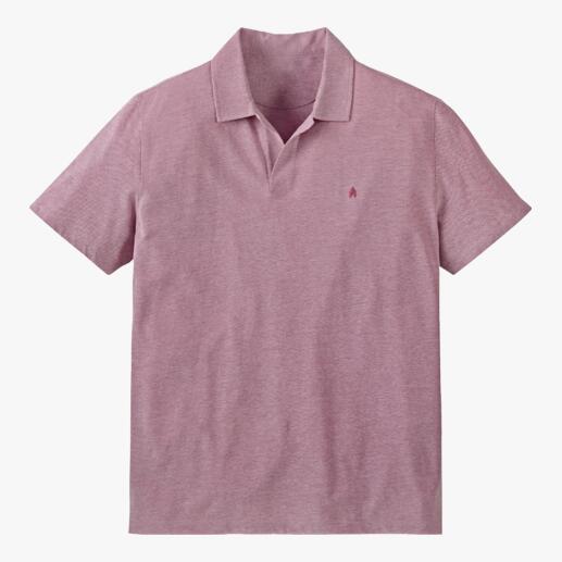 Rosa Ragman Pima-Pikee-Polo, Größe 48, meliert