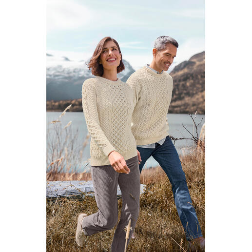 Merino-Aran-Pullover