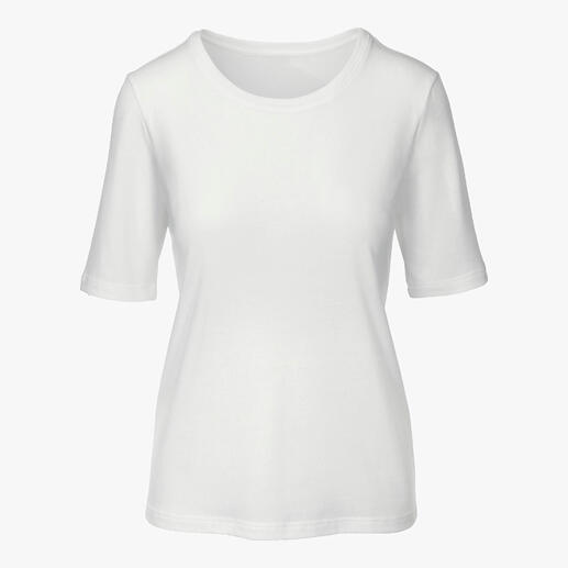 Das Basic-T-Shirt aus Tencel™ und Bio-Baumwolle. Funktionssstark und nachhaltig zugleich.