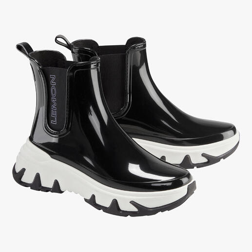 Die modische und wetterfeste Version des klassischen Chelsea-Boots. Trockene Füße auf besonders stylishe und nachhaltige Art.