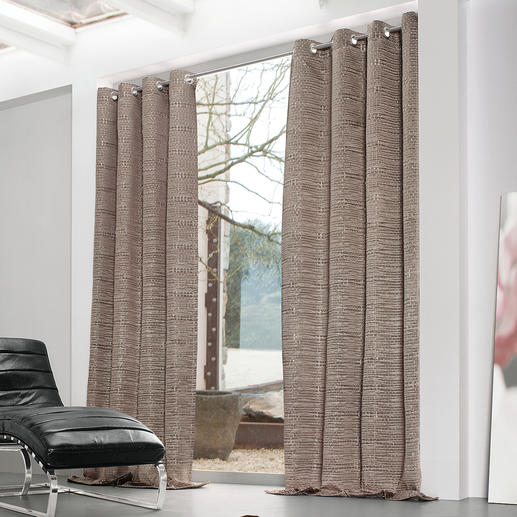 Vorhang Rain - 1 Stück So ultramodern kann ein Vorhang wirken.