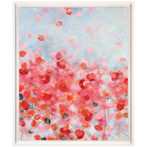 Frederic Pau  – Sakura Blossoms Frederic Paul: Editions-Debüt seiner einzigartigen Kunst. Handkoloriert und mit chinesischen Reispapier-Elementen veredelt. Maße: gerahmt 100 x 119 cm