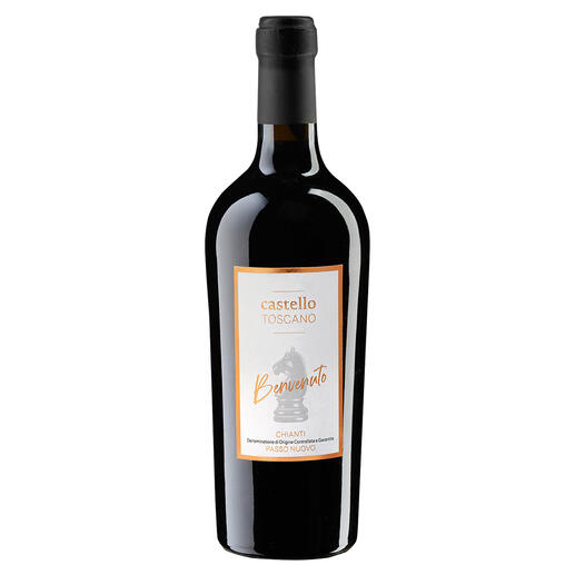 Castello Toscano Chianti 2018, Riolite Vini Srl, Toskana, Italien 
            Er macht einen der besten Rotweine Italiens.* Hier ist sein neuester Coup.
            *Luca Maroni, Annuario dei Migliori Vini Italiani 2019
        