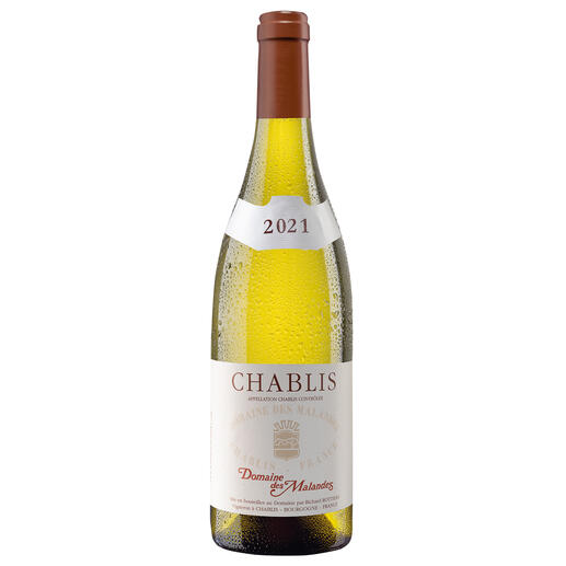 Chablis, Domaine des Malandes, Burgund, Frankreich Mineralisch und delikat. Die pure Eleganz des Chablis.