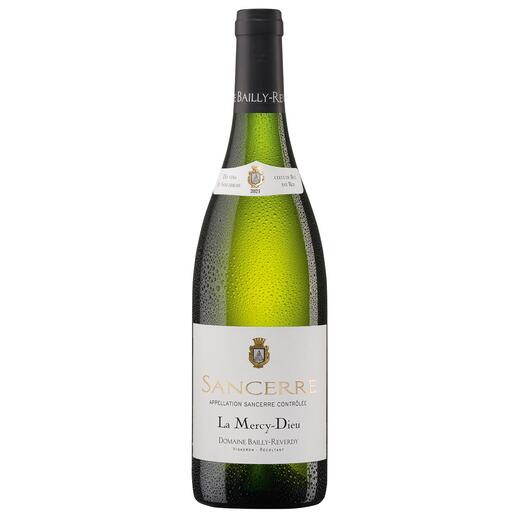 Sancerre 2021, Domaine de la Mercy Dieu, Loire, Sancerre, Frankreich Der Sieger unserer Sancerre-Verkostung.
(Von mehr als 30 verkosteten Sancerre)
