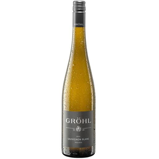 Sauvignon Blanc 2021, Gröhl, Rheinhessen, Deutschland Der Sauvignon Blanc vom „Aufsteiger des Jahres“. (Vinum Weinguide Deutschland 2022)