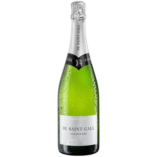 Champagne de Saint Gall Blanc de Blancs Premier Cru, De Saint Gall, Champagne AOP, Frankreich Jahrelang diskreter Grundwein-Lieferant berühmter Prestige-Champagner. Jetzt der Geheimtipp.