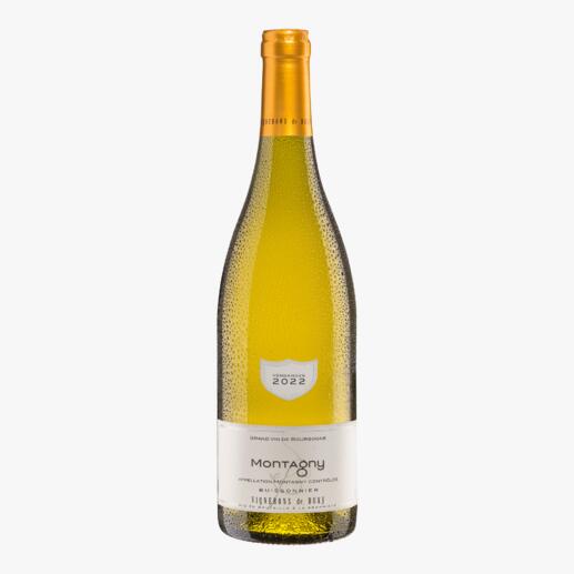 Bourgogne Montagny 2022, Vignerons de ­Buxy, Burgund, Frankreich Der Weißwein des Jahres aus Frankreich. (Weinwirtschaft 01/2018)