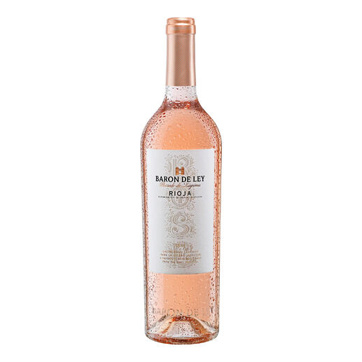 Barón de Ley Rosado de Lágrima 2023, Roséweinflasche aus Rioja D.O.Ca., Spanien mit frischen Farben