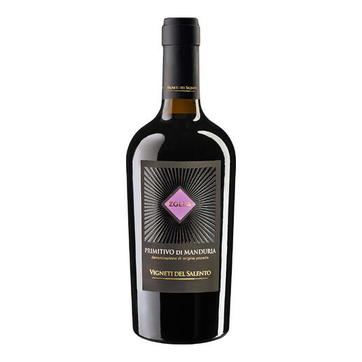 Zolla Primitivo di Manduria 2021, Fantini Group Vini srl, Vigneti del Salento, Apulien, Italien