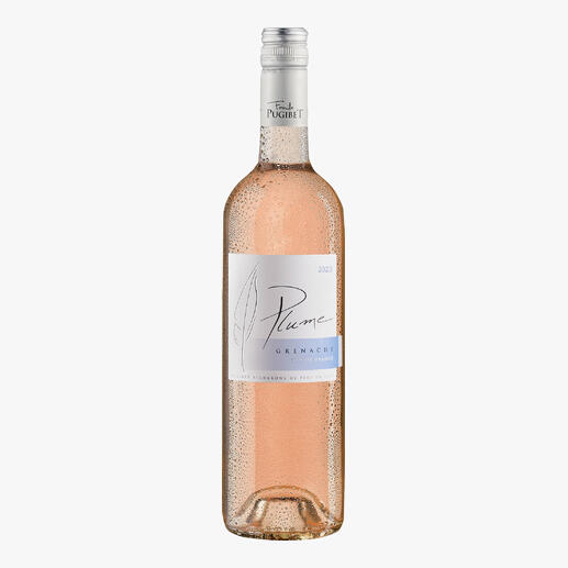 Plume Rosé 2023, Domaine La Colombette, Coteaux du Libron, Languedoc, Frankreich Trocken. Nur 9 % Alkohol. Aber 100 % Genuss.