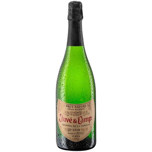 Reserva de la Familia Brut Nature 2019, Juvé & Camps, DO Cava, Spanien 
            Der „Schaumwein des Jahres aus Spanien“.*
            *Weinwirtschaft 1/2023, Schaumwein des Jahres aus Spanien über den Jahrgang 2017
        