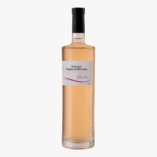 Rosé Rosalie 2023, Domaine Terre de Mistral, Provence, Frankreich 
            Der Preis-Genuss-Sieger. Unter 91 (!) Provence Rosés.*
            *Decanter, August 2019 über den Jahrgang 2018
        