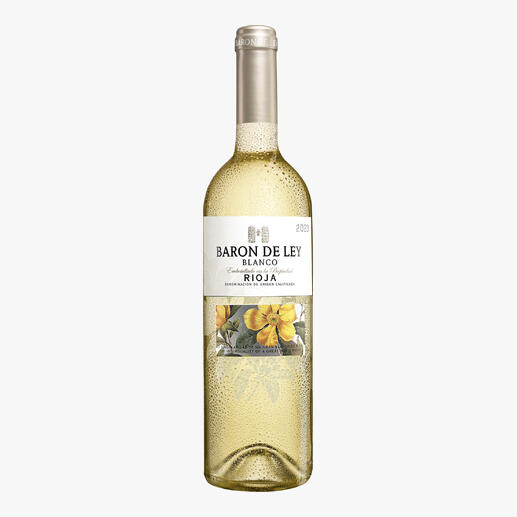 Rioja Blanco 2023, Baron de Ley, Rioja, Spanien Der weiße Rioja: kaum bekannt. Und daher (noch) erfreulich günstig.