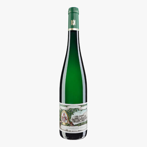 Grünhäuser Riesling feinherb 2023, Maximin Grünhaus, Mosel, Deutschland 
            Der beste feinherbe Riesling. Unter 83 Konkurrenten. (Vinum)*
            *vinum.eu, Riesling-Champion 2024
        