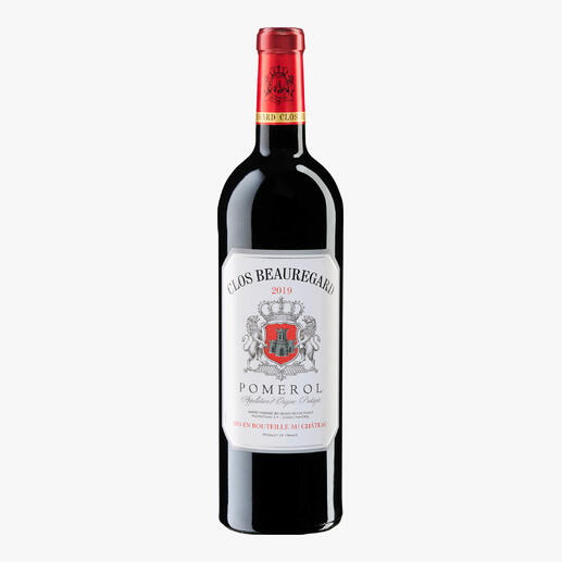 Flasche Clos Beauregard 2019 im klassischen Design.