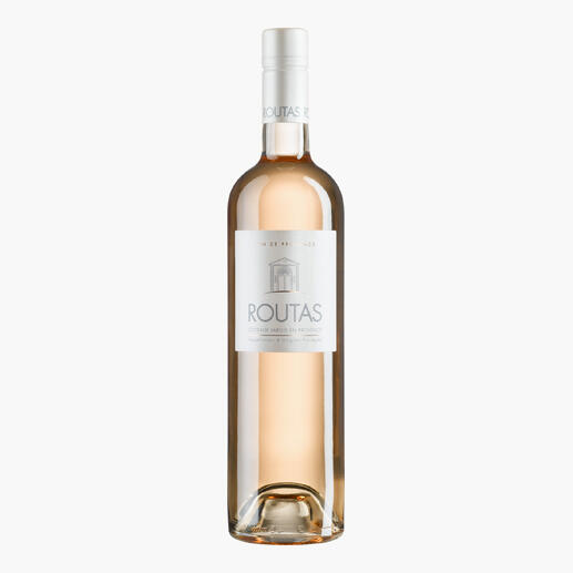 Château Routas Rosé 2024, elegante Weinflasche