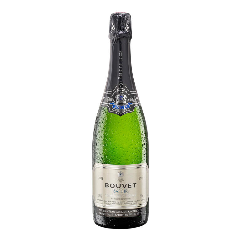 Saphir 2023, Bouvet Ladubay, Saumur Brut AOP, Frankreich