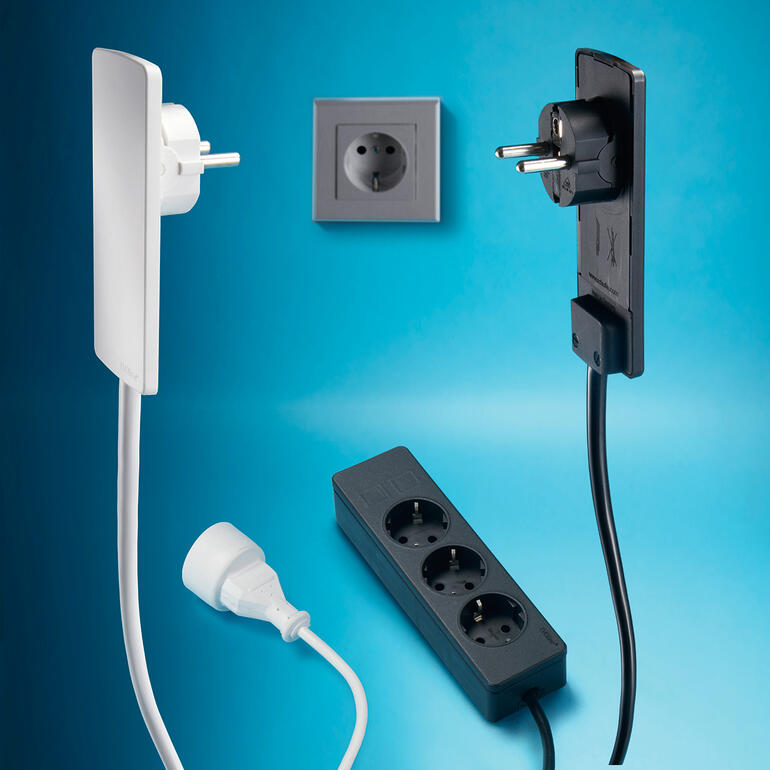 Verschiedene Steckdosen und Steckermodule