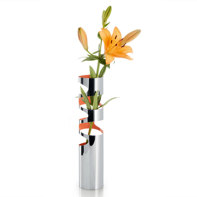 LOOM Vase LOOM Vase mit einer Blume in einem modernen Raum.