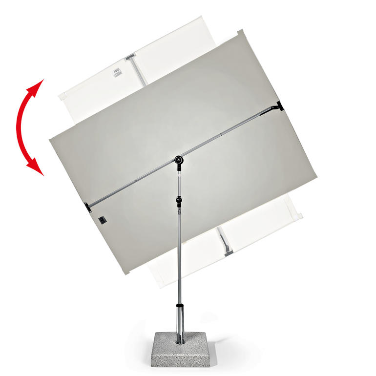 doppler® Sonnen- und Sichtblende Doppler Sonnenblende in aufrechter Position, verstellbar für optimalen Sichtschutz.