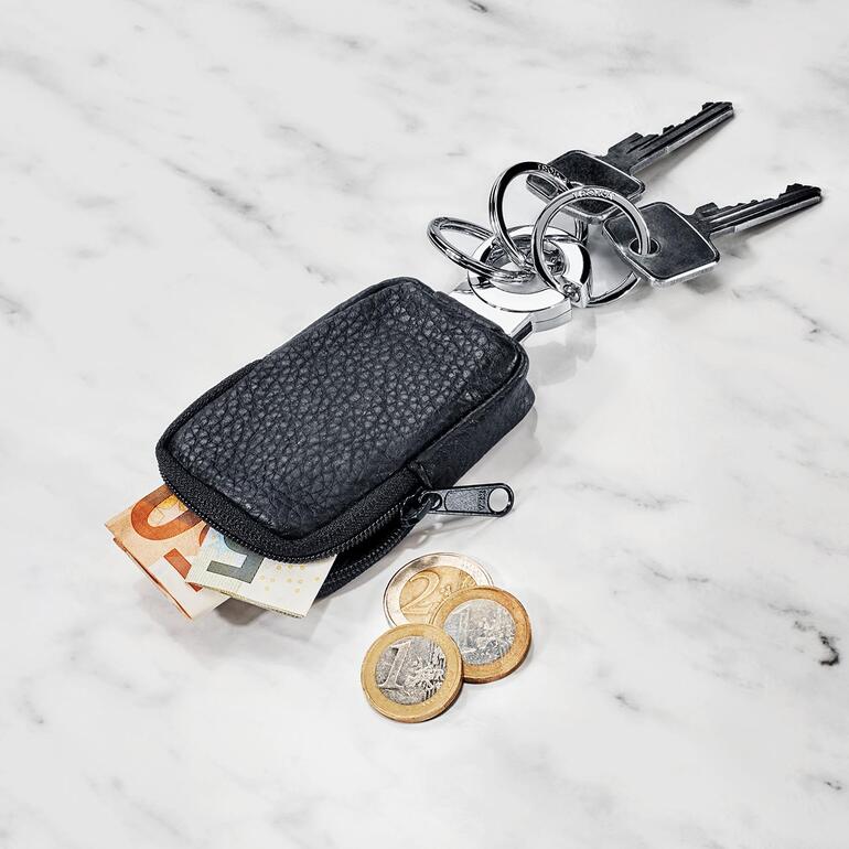 Pocket-Schlüsselanhänger Pocket-Schlüsselanhänger mit Bargeld und Schlüsseln