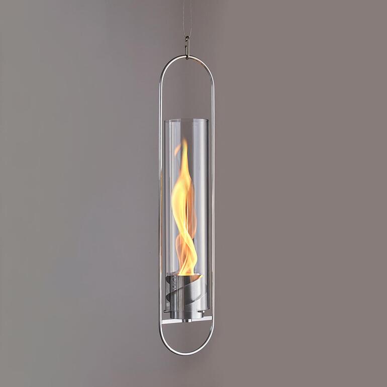 Hänge-Flammenwirbel SPIN Nahaufnahme des Hänge-Flammenwirbel SPIN mit brennender Flamme.