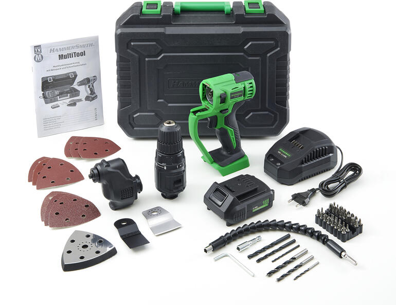 HammerSmith Multitool, 58-teilig 56-teiliges HammerSmith Multitool in einem stabilen Koffer