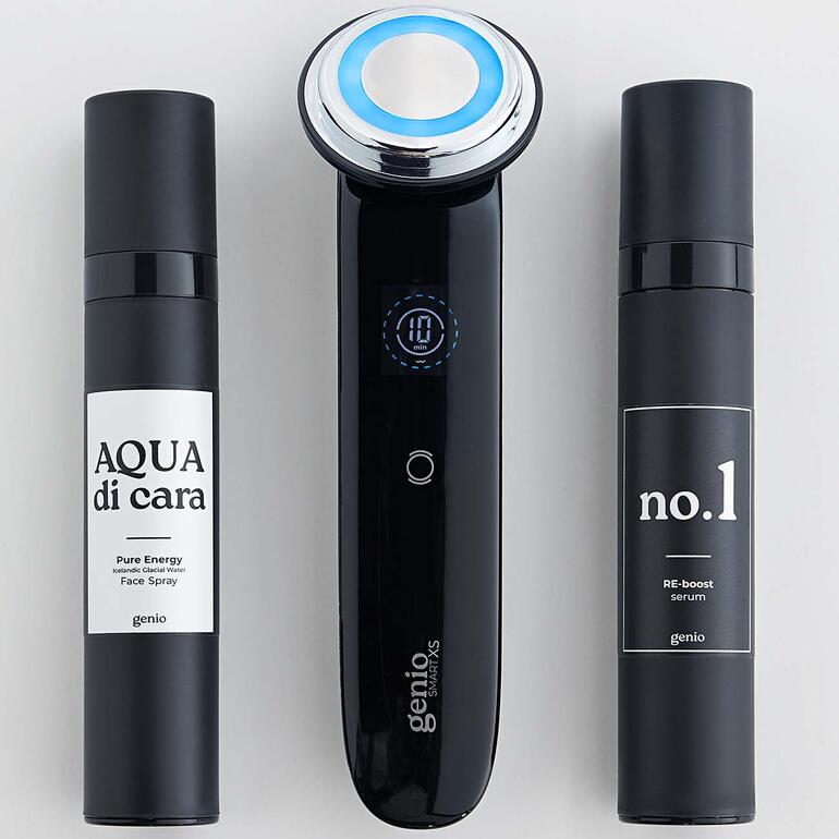 Beauty-Treatment-Set Beauty-Treatment-Set mit einem Gerät und zwei Flaschen