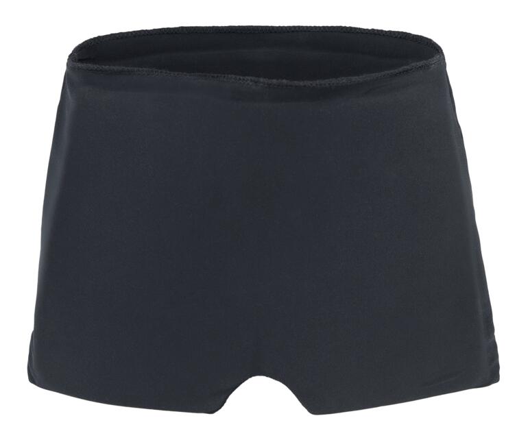 Ergonomisches Design mit konturierter Nasenpassform. Schwarze Kompresse für Augen, auf weißem Hintergrund.