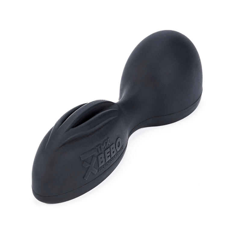 Beckenbodentrigger in Schwarz auf weißem Hintergrund