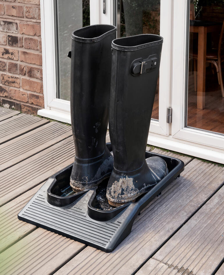 Besonders praktisch auch im Garten oder auf der Terrasse.