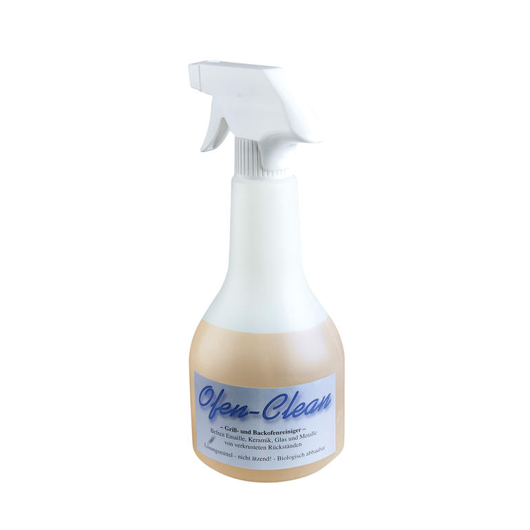 Reinigungsmittel „Ofen-Clean“ in Sprühflasche mit 500 ml.