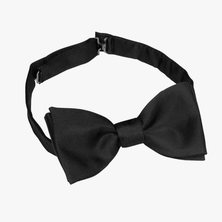 Schwarze selbstbinder Schleife