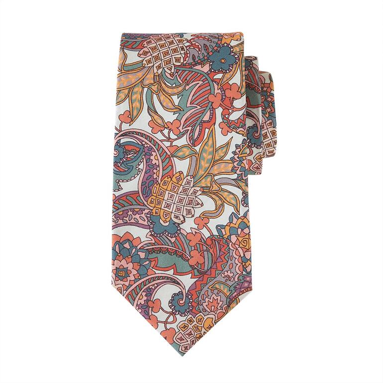 Ascot Liberty™ Krawatte mit buntem Paisleymuster in verschiedenen Farben