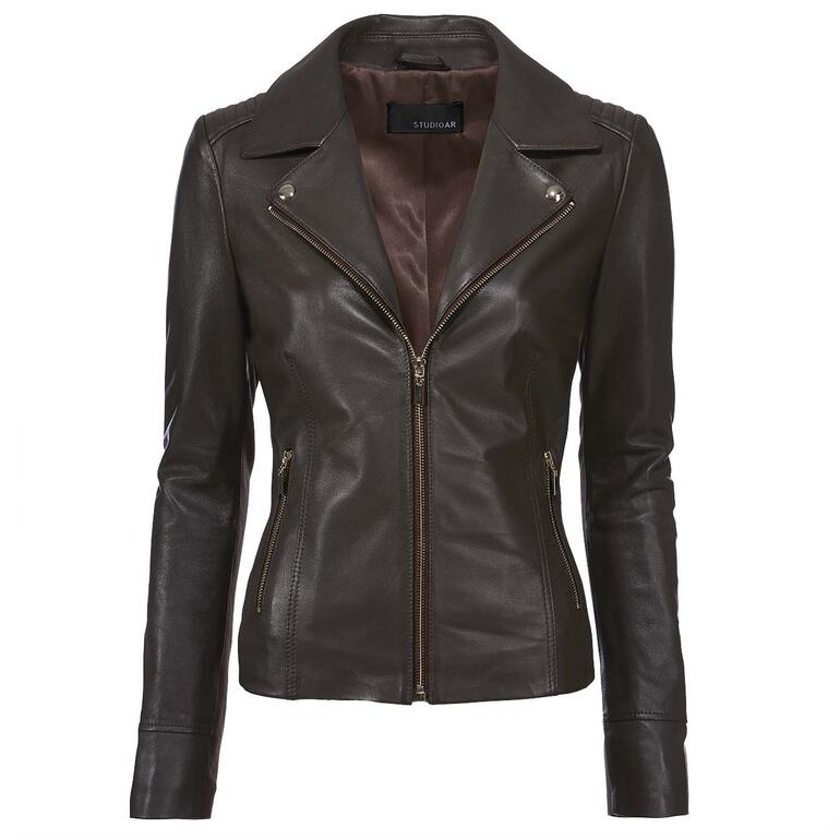 Studio AR Biker-Lederjacke