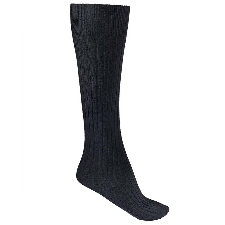 Collégien Merino-Kompressionsstrümpfe in Schwarz, Größe 42-44