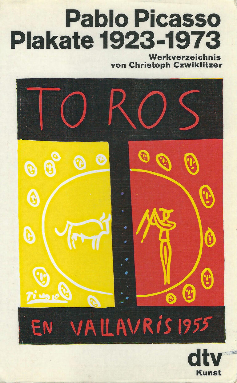 Buchcover mit Pablo Picassos Plakatkunst von 1923-1973