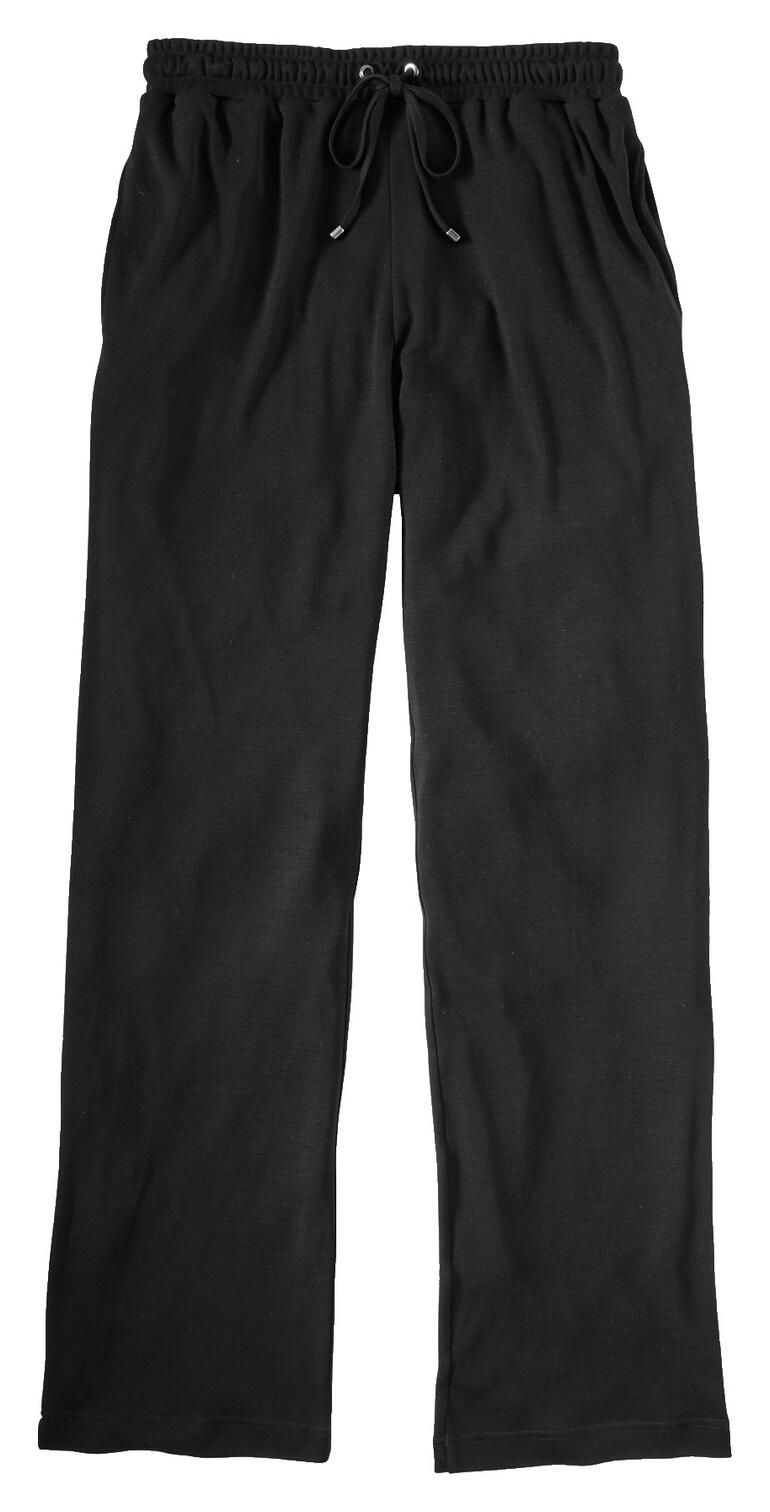 Damen Jogginghose in Schwarz mit Gummizug